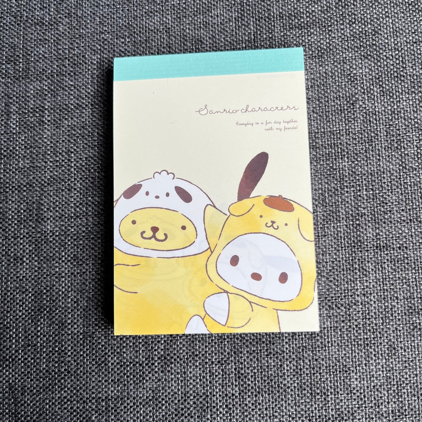 Sanrio Pompompurin Pochacco Mini Notepad