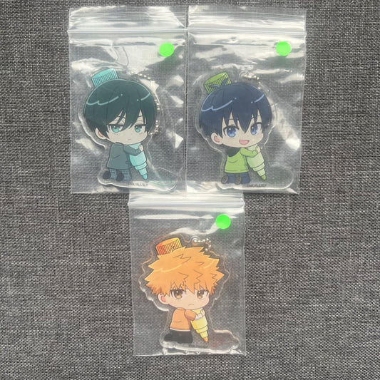Blue Lock Crayon Acrylic Charms
