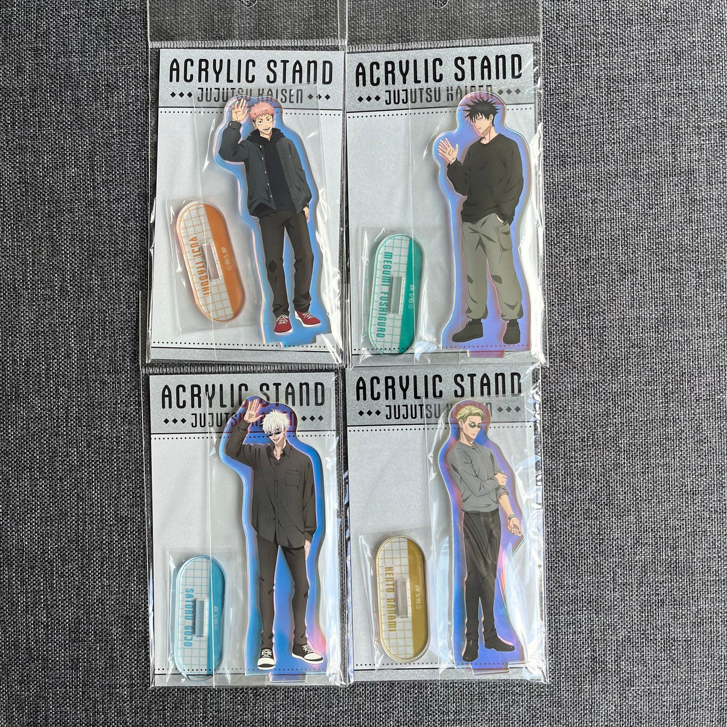 Jujutsu Kaisen Holographic ‘Casual Clothes’ Small Acrylic Standees