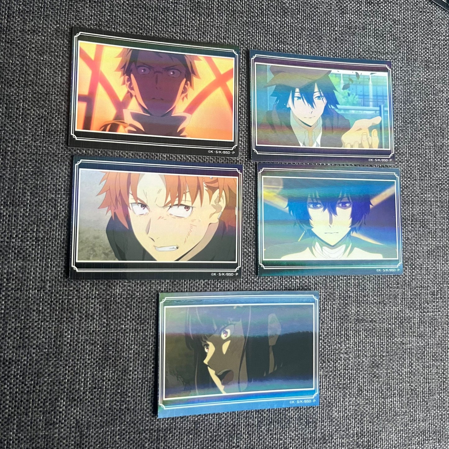 Bungou Stray Dogs Holographic Stickers