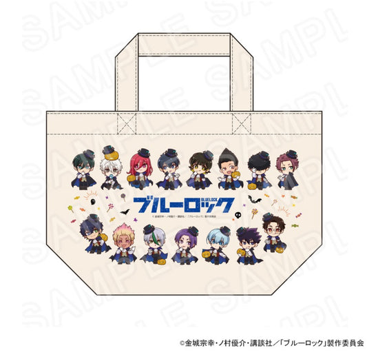 Blue Lock Vampire Halloween Small Tote Bag