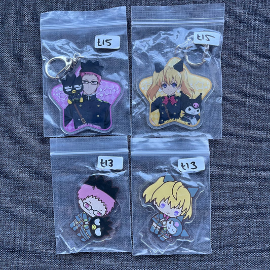 Seraph of the End x Sanrio Charms & Standees