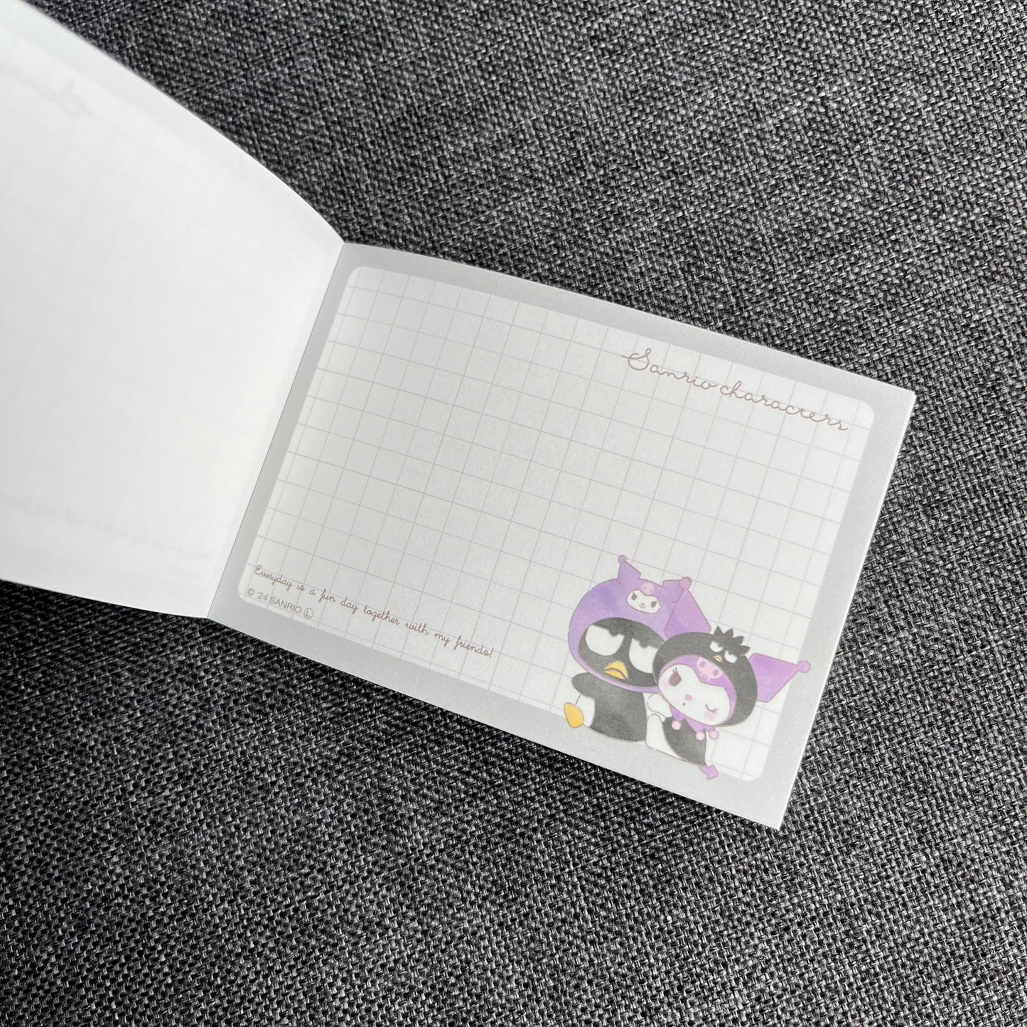 Sanrio Kuromi Bad Badtz Mini Notepad