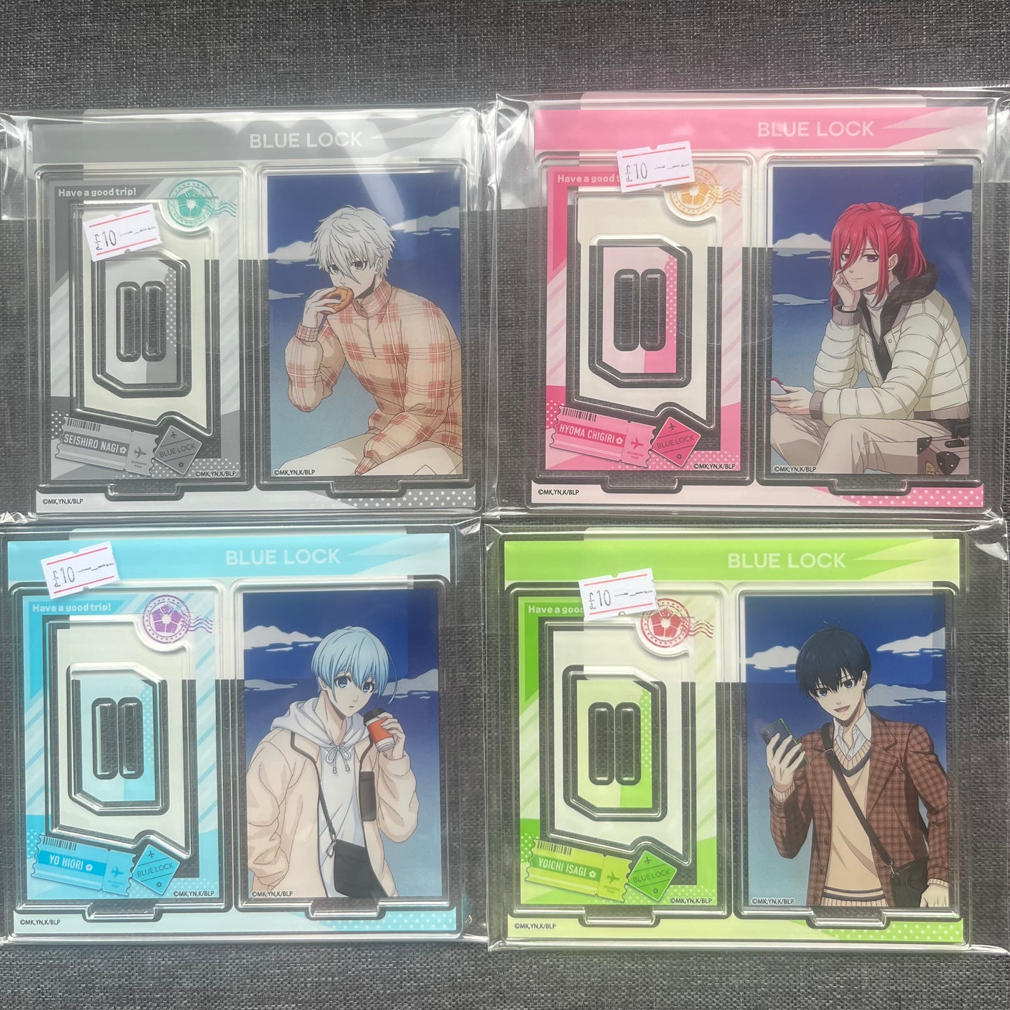 Blue Lock Travel Acrylic Standees