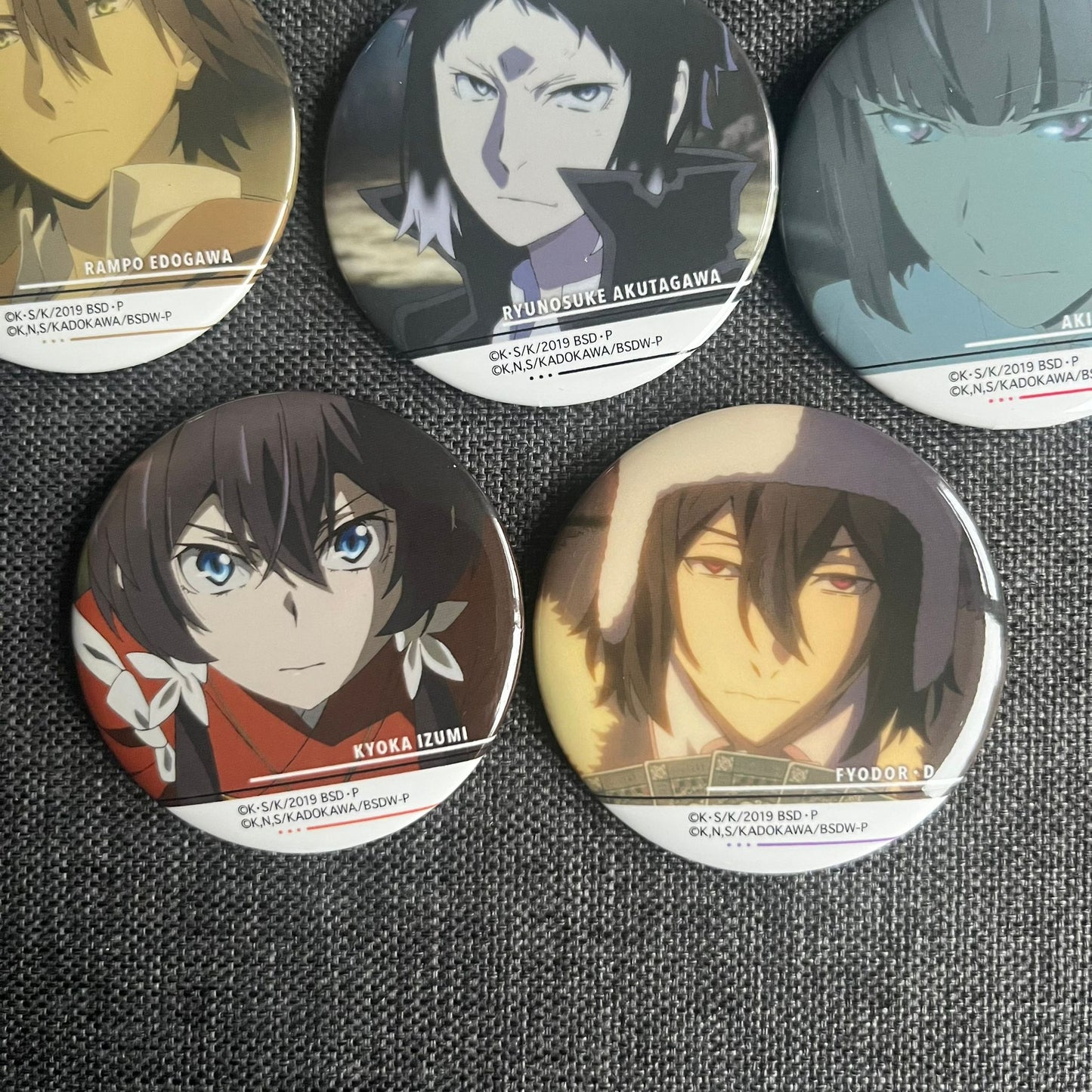 Bungou Stray Dogs Scene Badges