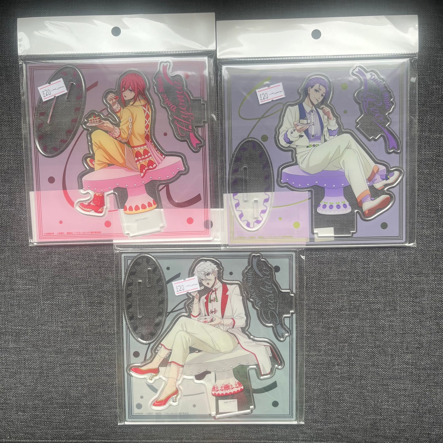 Blue Lock Patisserie Acrylic Standees