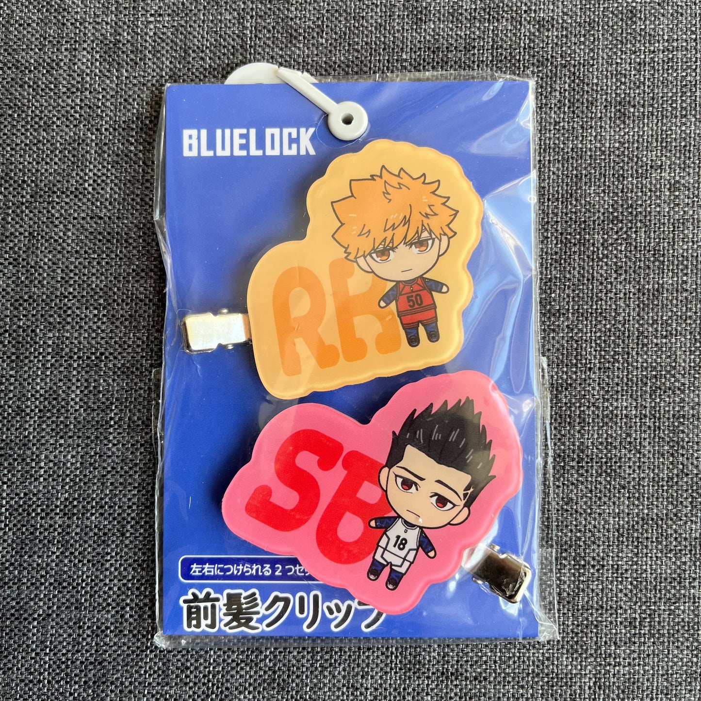 Blue Lock Hair Clips (Kunigami/Barou)