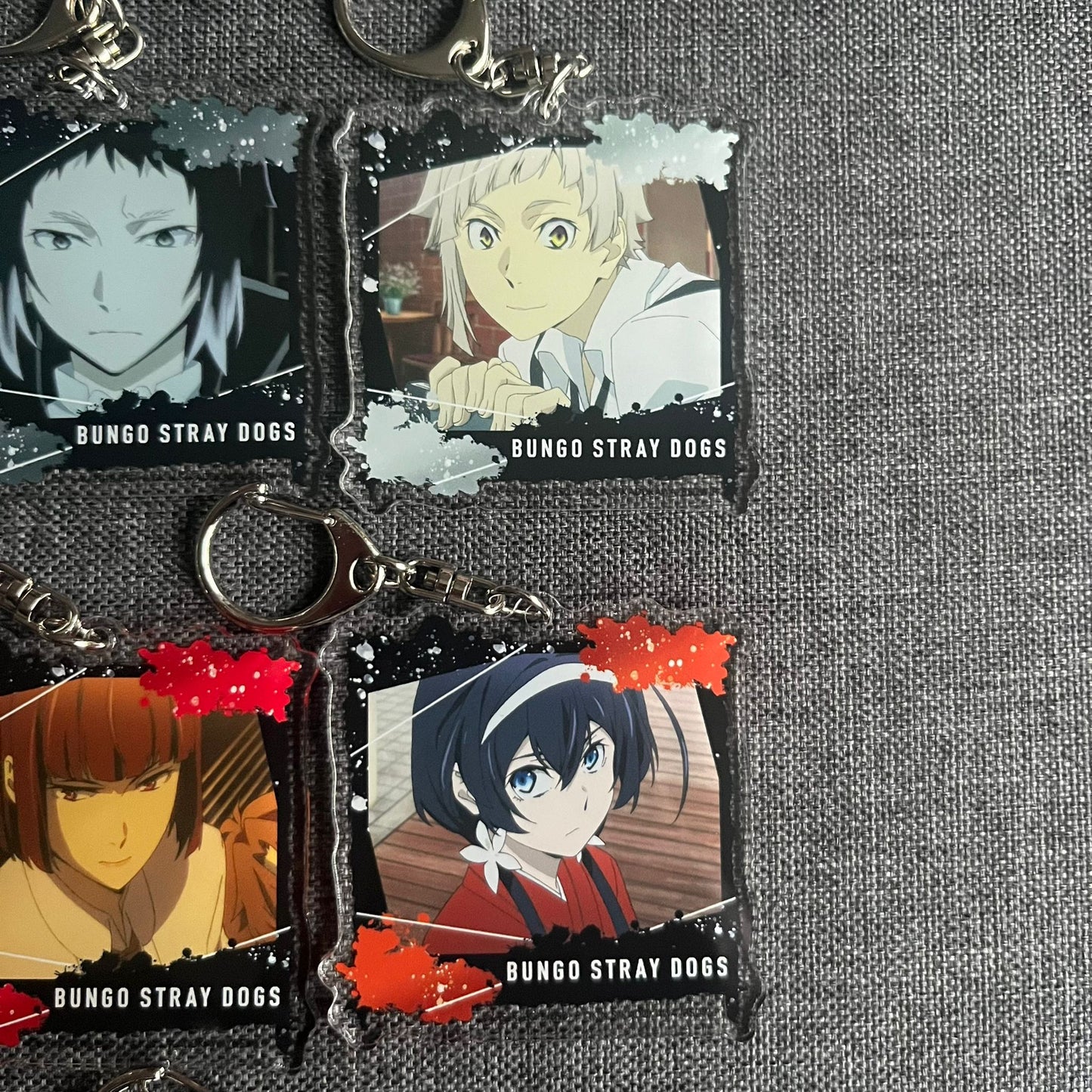 Bungou Stray Dogs Scene Acrylic Charms