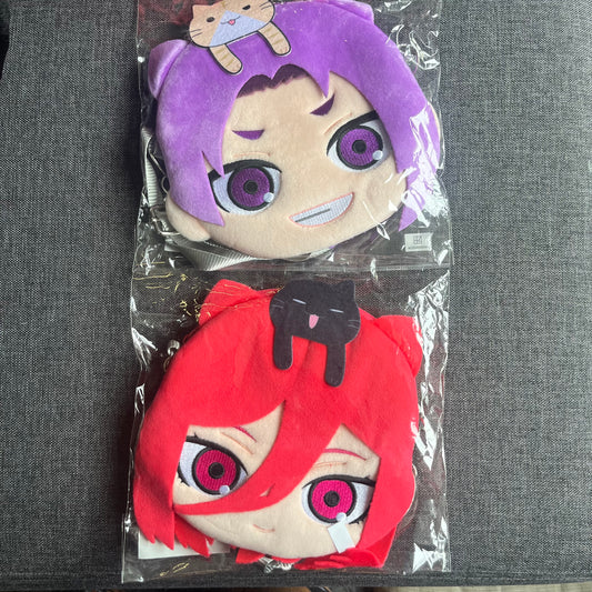 Blue Lock Reo / Chigiri Cat Plush Small Bags