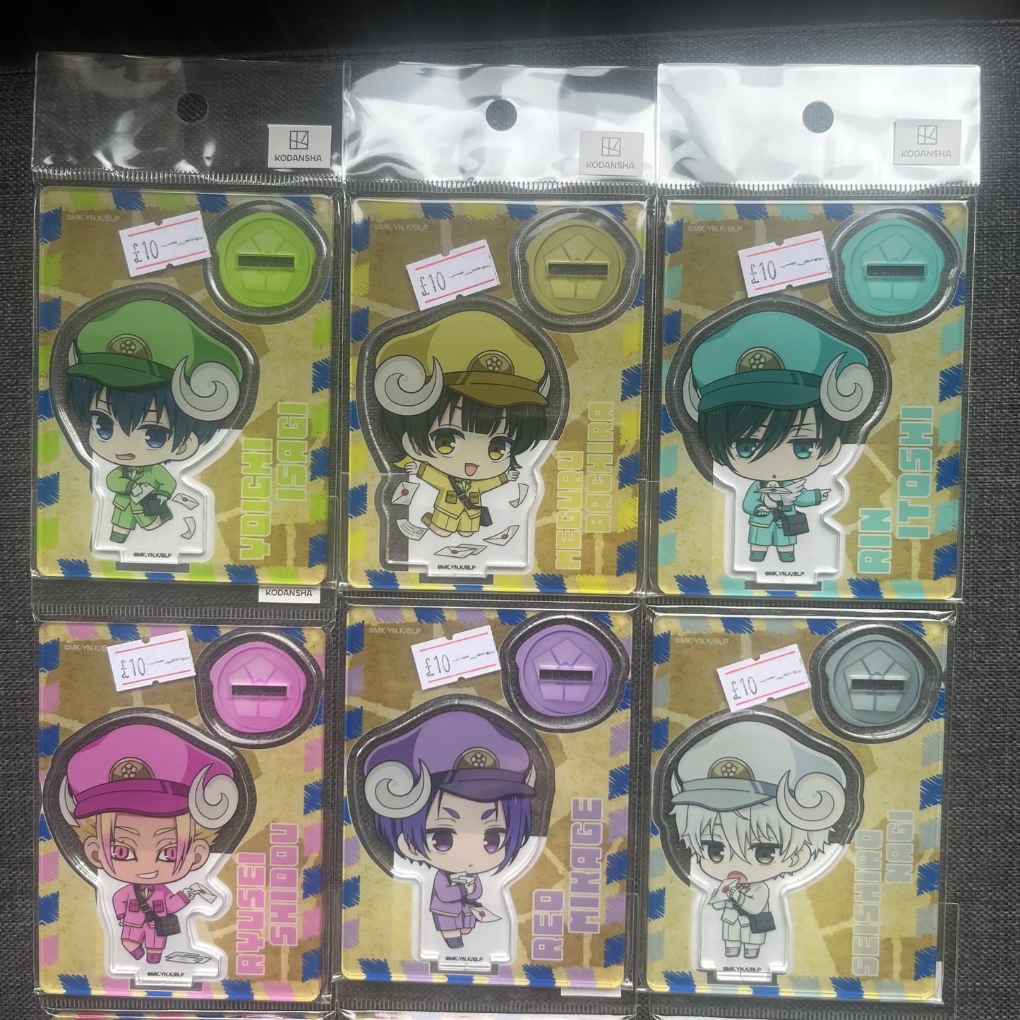 Blue Lock Mailman / Postman Acrylic Standees