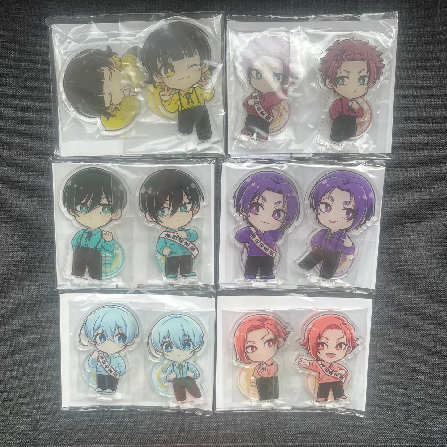 Blue Lock Birthday Acrylic Standee Sets