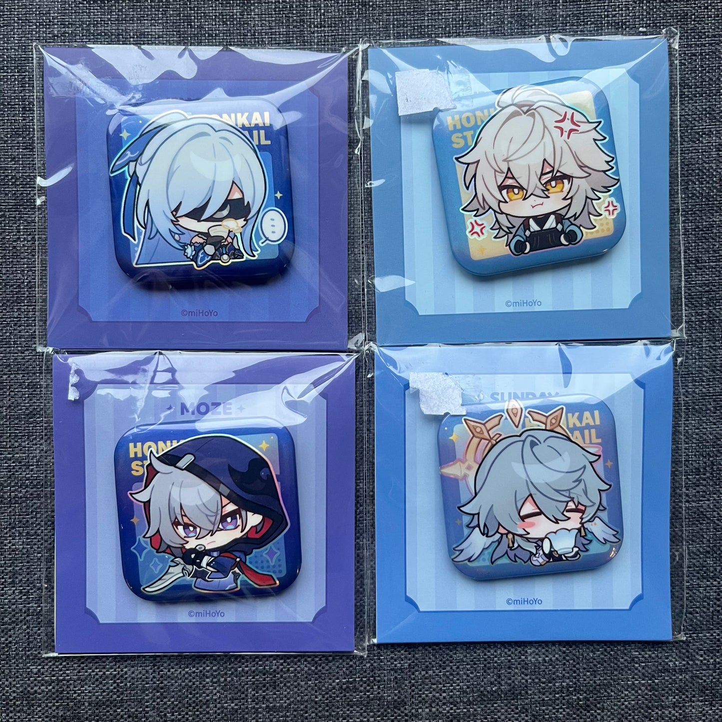 Honkai Star Rail Square Badges
