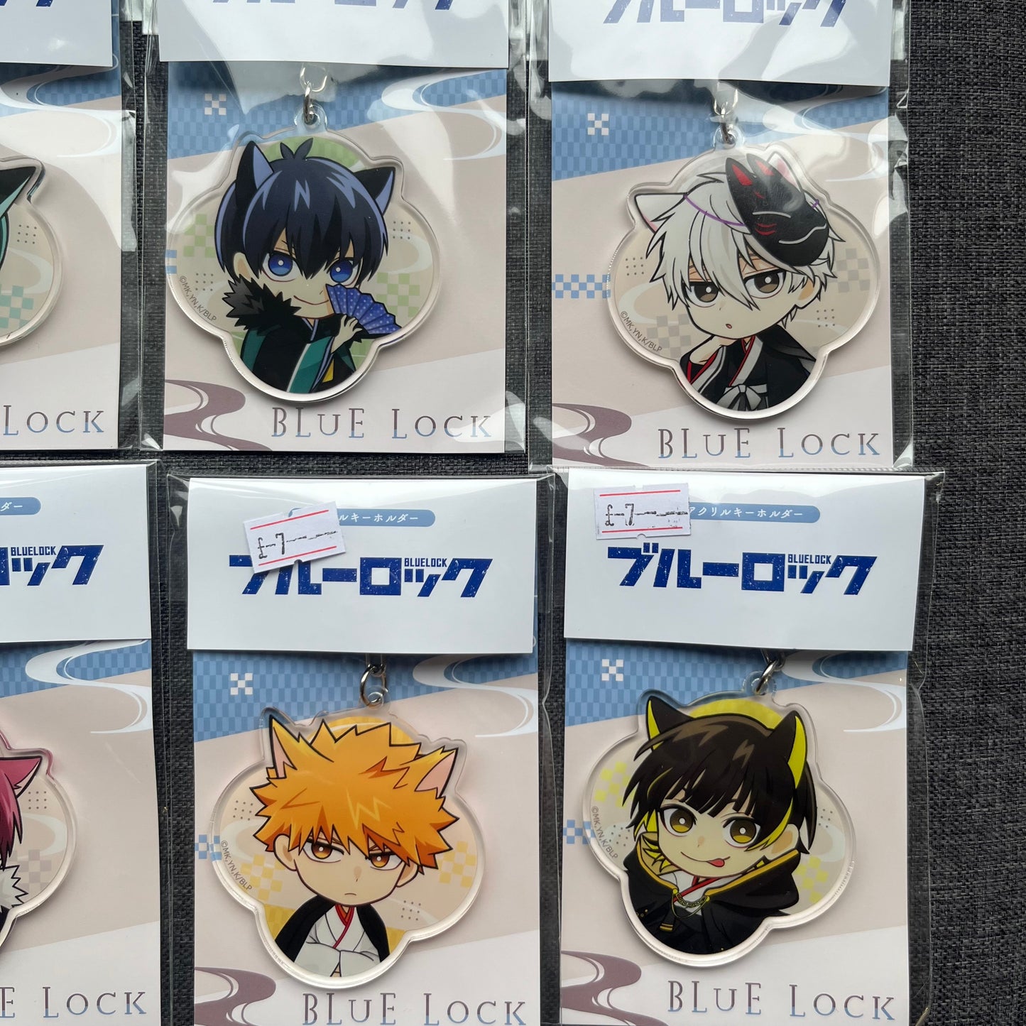Blue Lock Fox Kimono Acrylic Charms