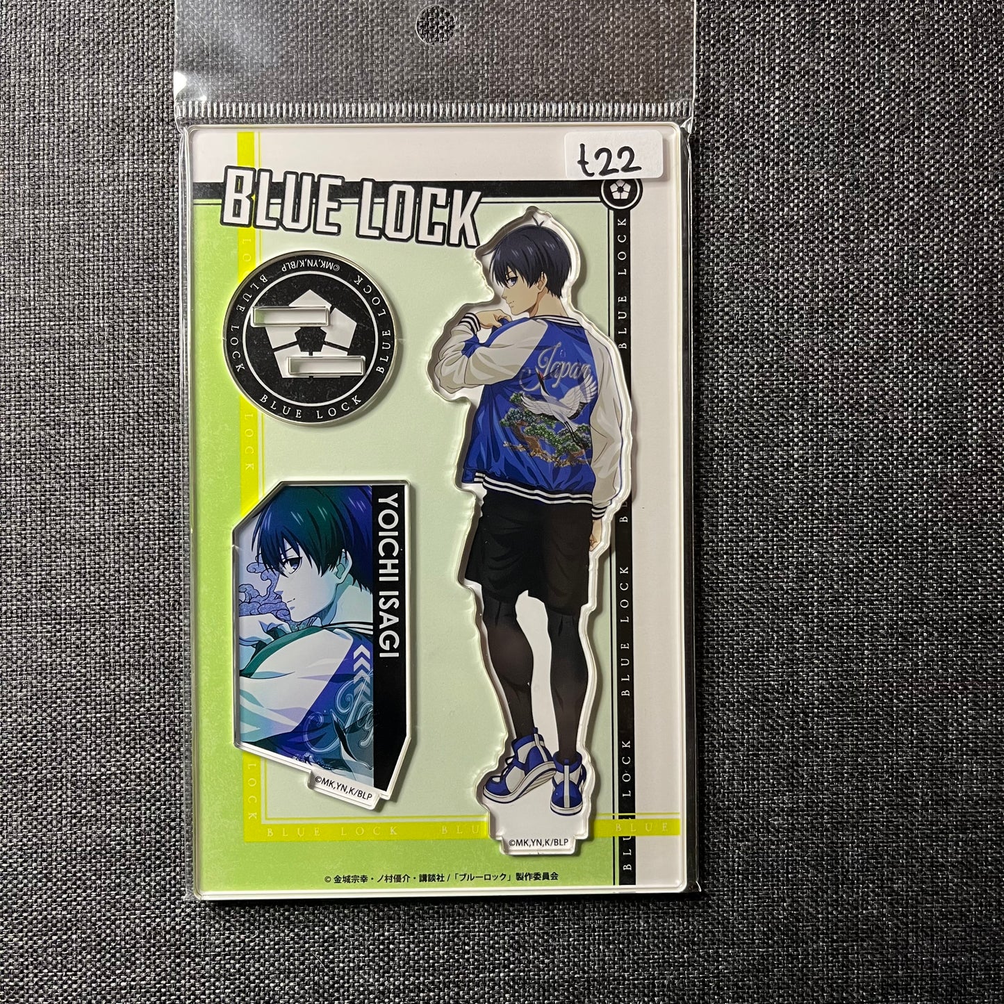 Blue Lock Isagi Fashion Jacket Acrylic Standee