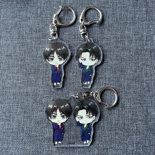 Attack On Titan Eren / Levi Nightgown Charms