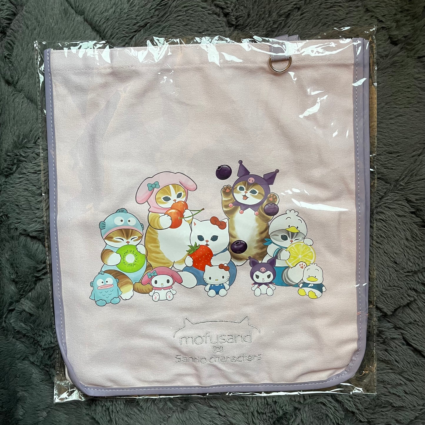 Mofusand x Sanrio Lilac / Purple Tote Bag