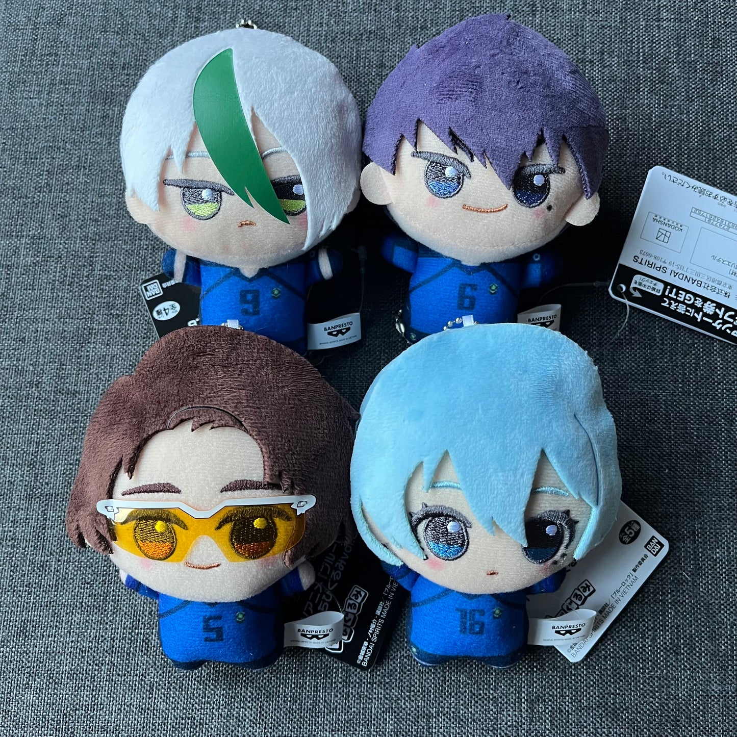 Blue Lock Chibigurumi Plush Mascots