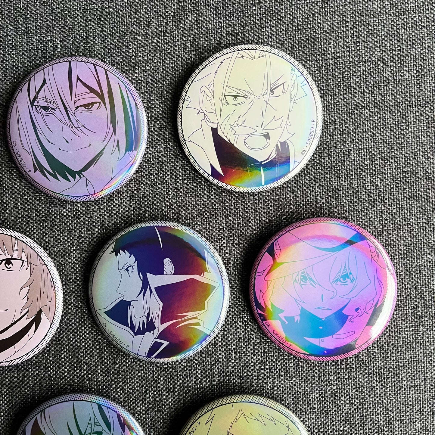 Bungou Stray Dogs Season 4/5 Holographic Badges