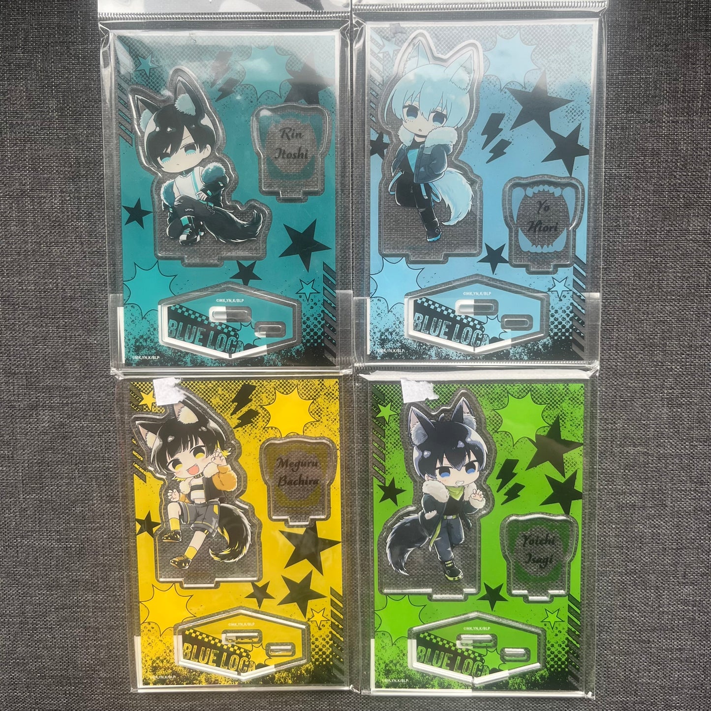 Blue Lock Fox Streetwear Acrylic Standees