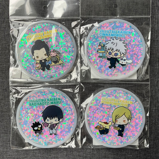 Jujutsu Kaisen x Sanrio Glitter Coasters