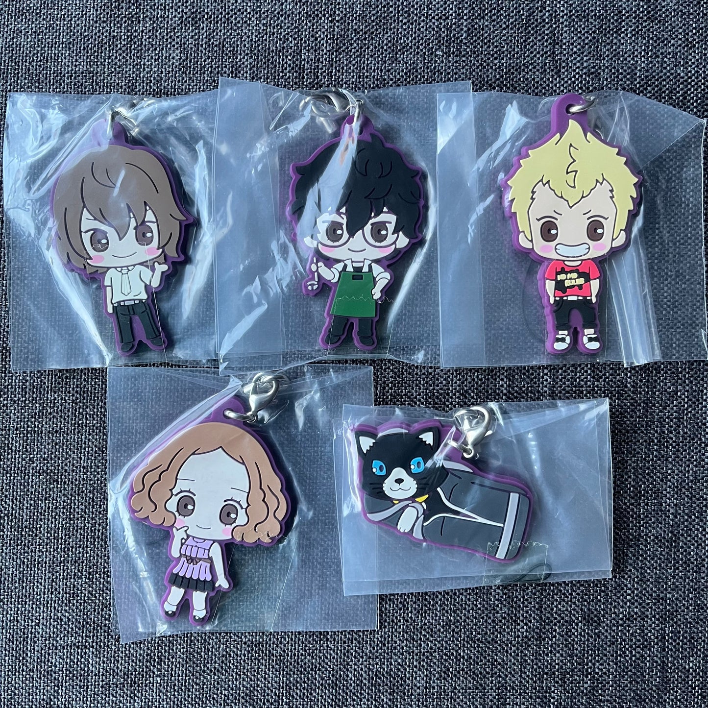 Persona 5 Rubber Charms