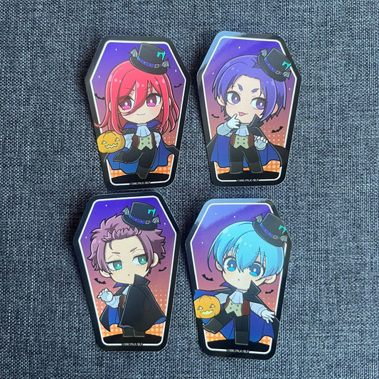 Blue Lock Vampire Halloween Sticker