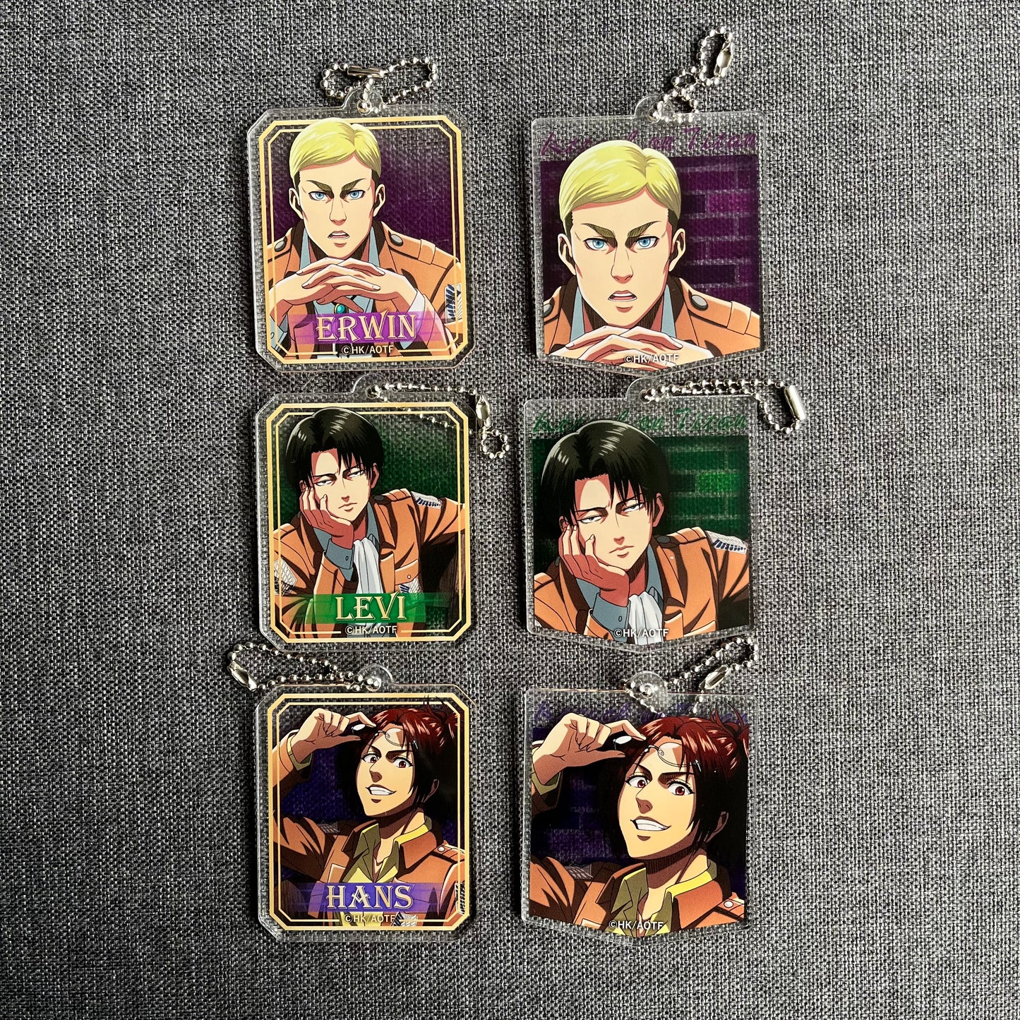 Attack On Titan Acrylic Charms