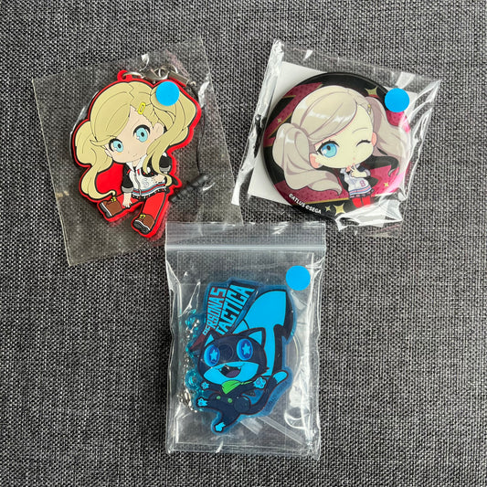 Persona 5 Charms/Badge Ann/Morgana