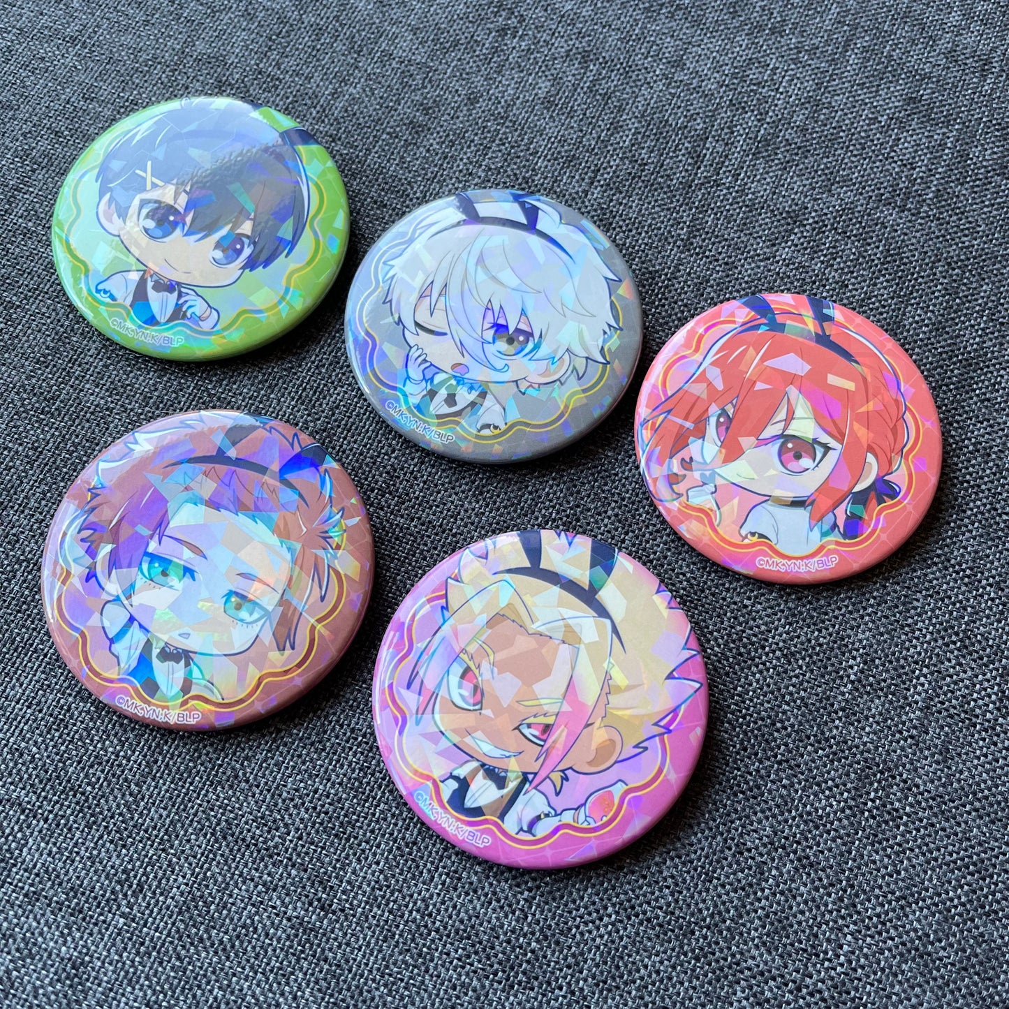 Blue Lock Holographic Bunny Suit Badges