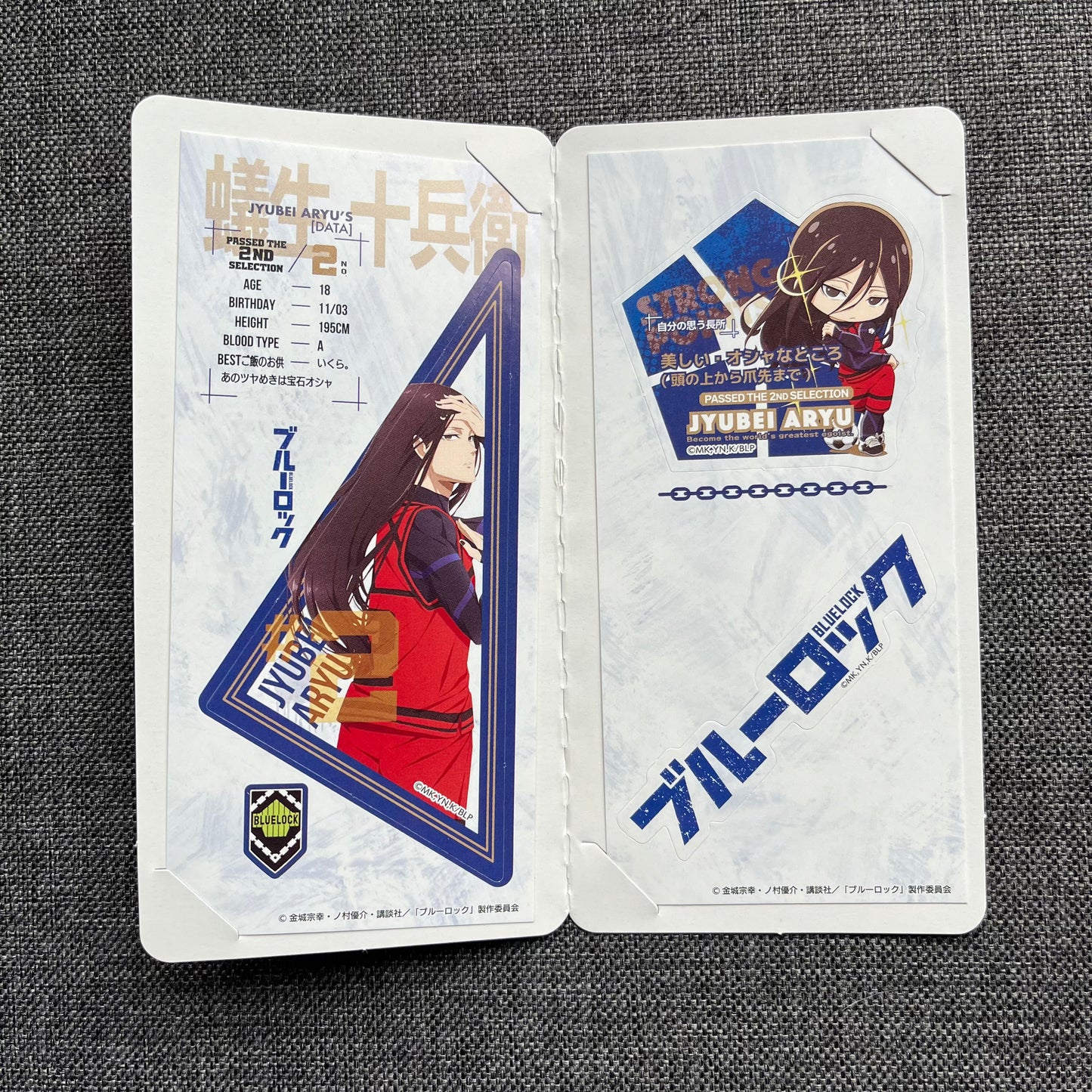 Blue Lock Aryu Sticker Set