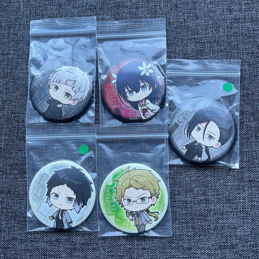 Bungou Stray Dogs Beast Chibi Badges
