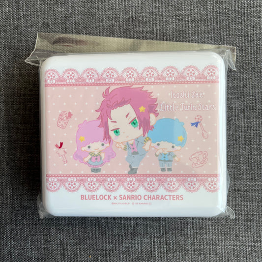 Blue Lock x Sanrio Sae Twin Stars Small Plastic Accessory Case