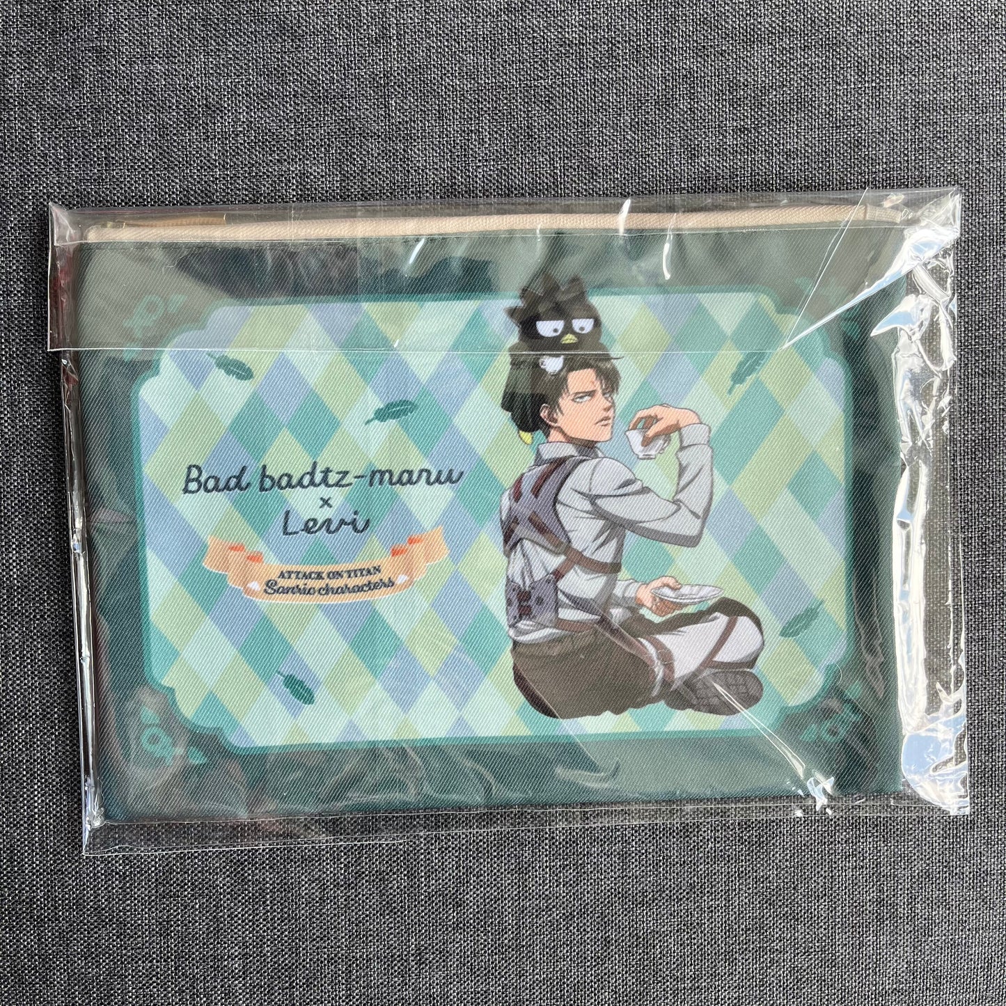 Attack On Titan x Sanrio Levi Bad Badtz Pouch