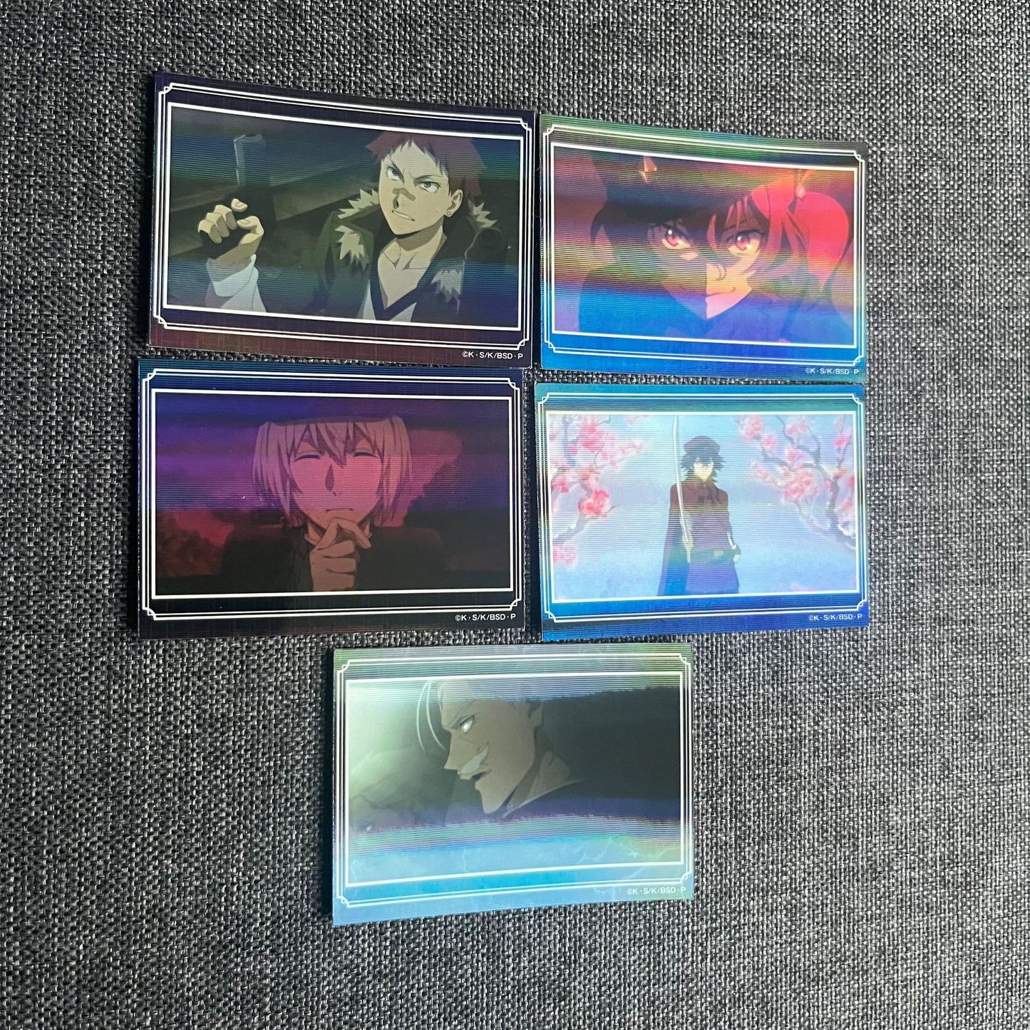 Bungou Stray Dogs Holographic Stickers