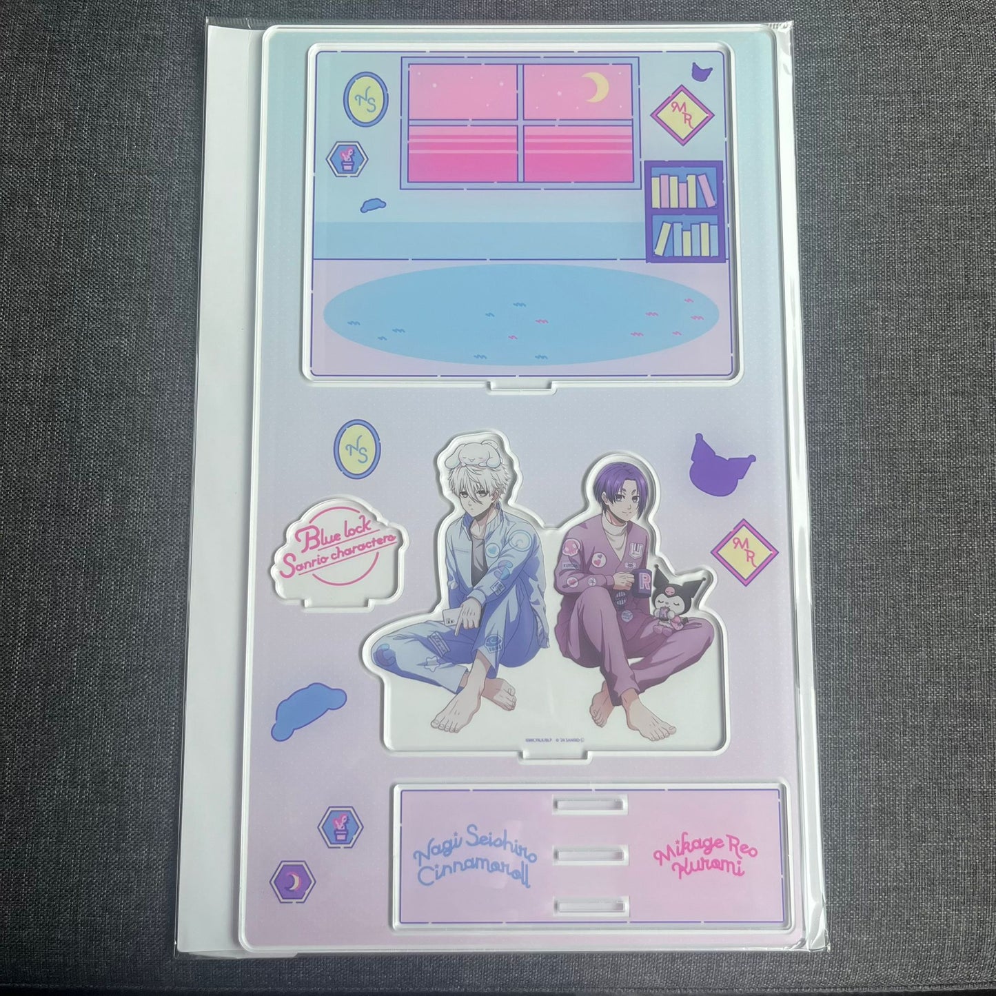Blue Lock x Sanrio Nagi & Reo Large Acrylic Standee Diorama