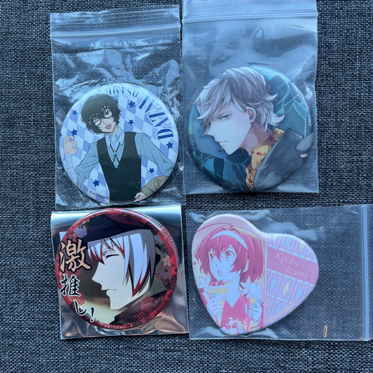 Bungou Stray Dogs Misc Badges