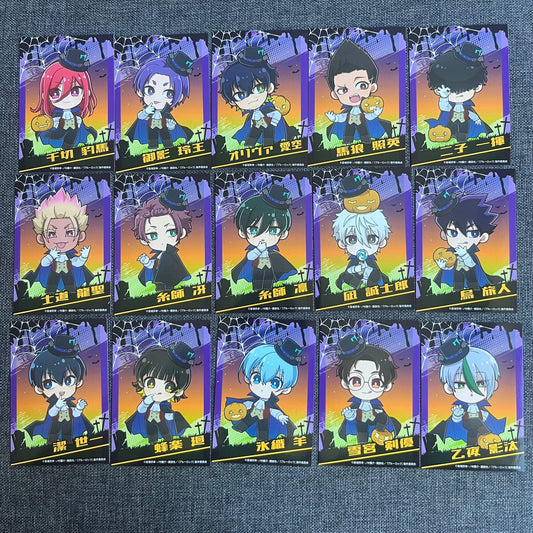 Blue Lock Vampire Halloween Mini Art Cards