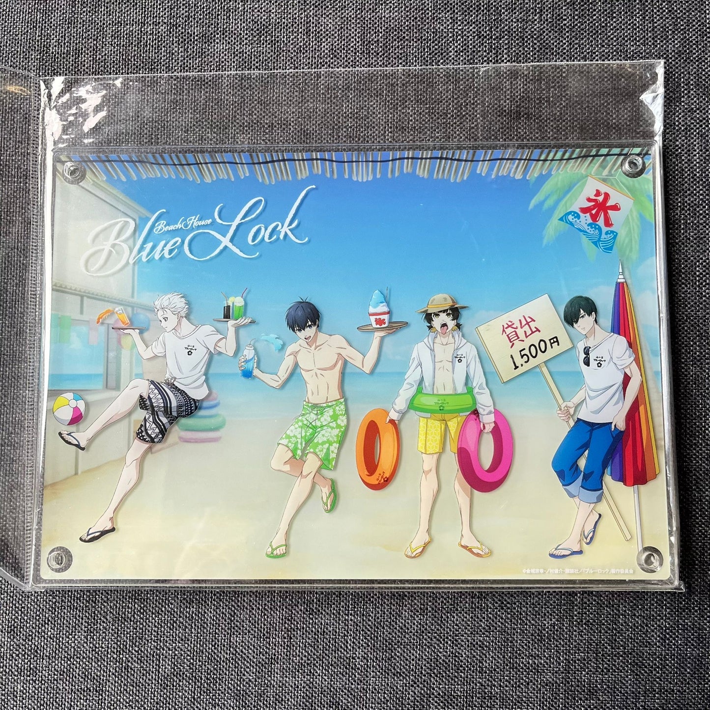 Blue Lock Beach Large Acrylic Stand