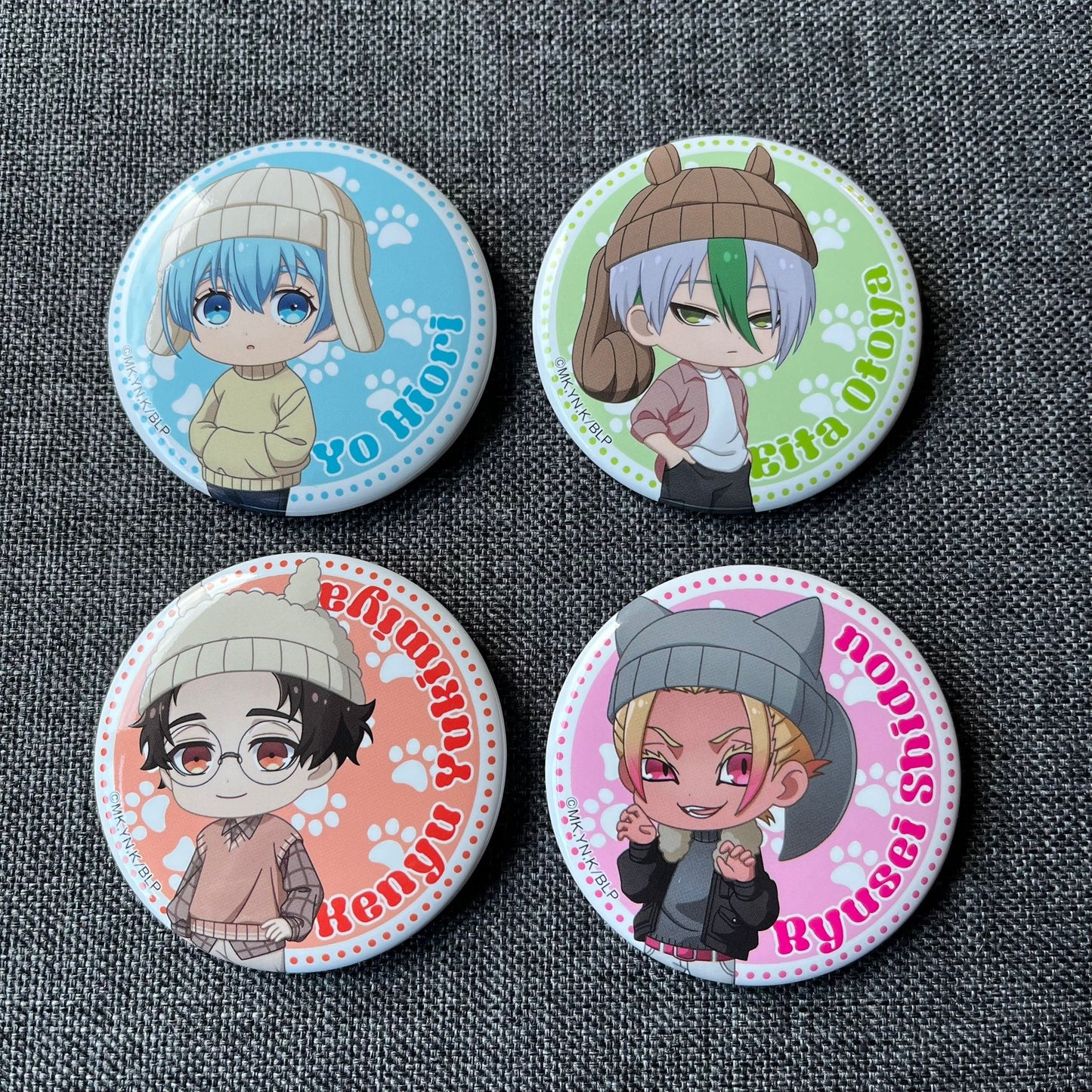 Blue Lock Animal Hat Badges