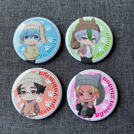 Blue Lock Animal Hat Badges