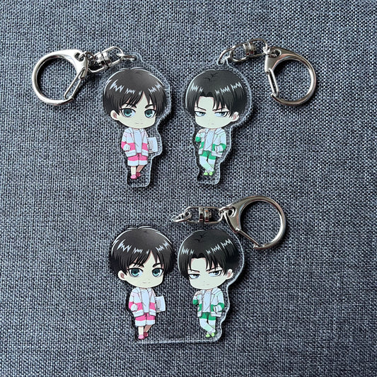 Attack On Titan Eren / Levi Pyjama Charms