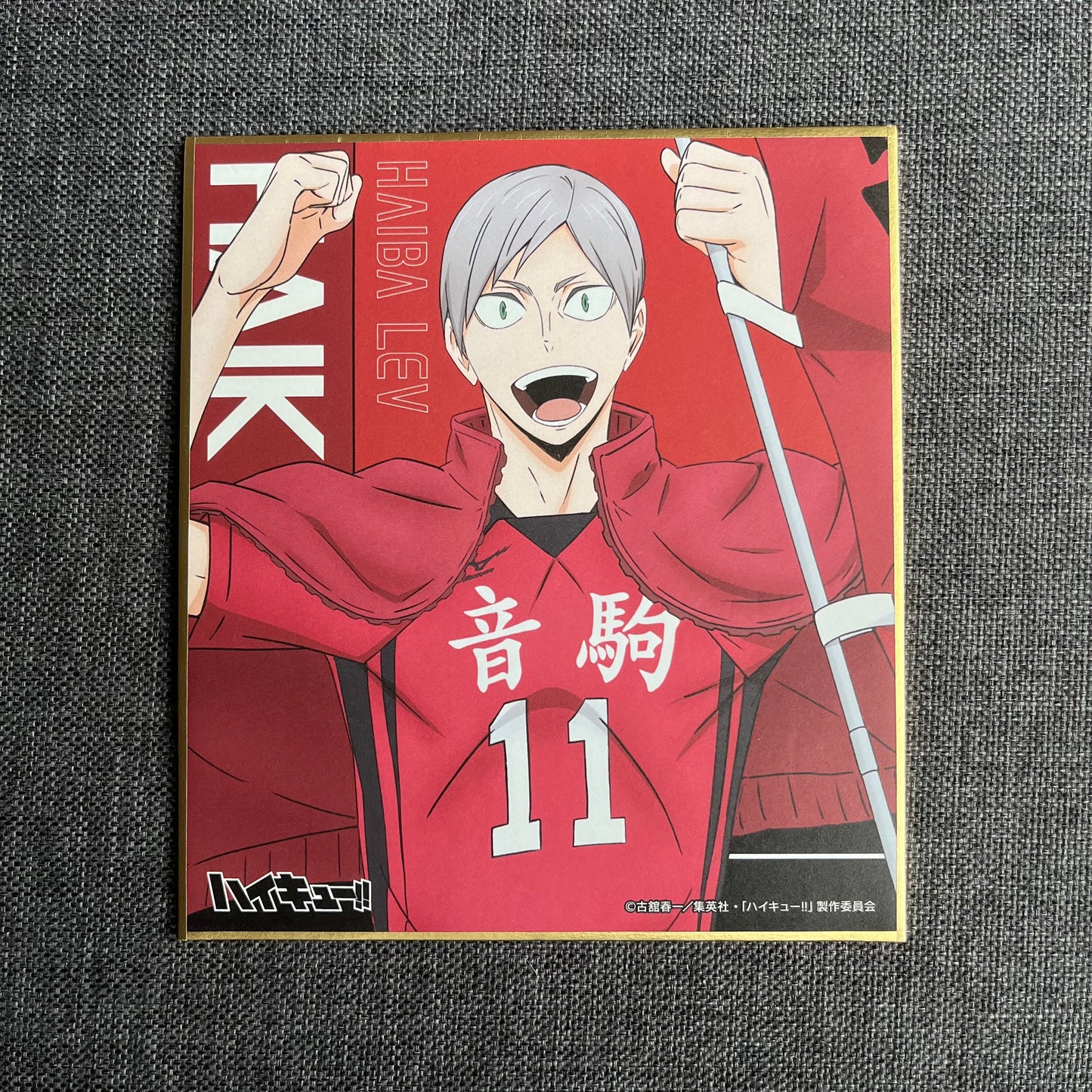 Haikyuu Lev Shikishi Board