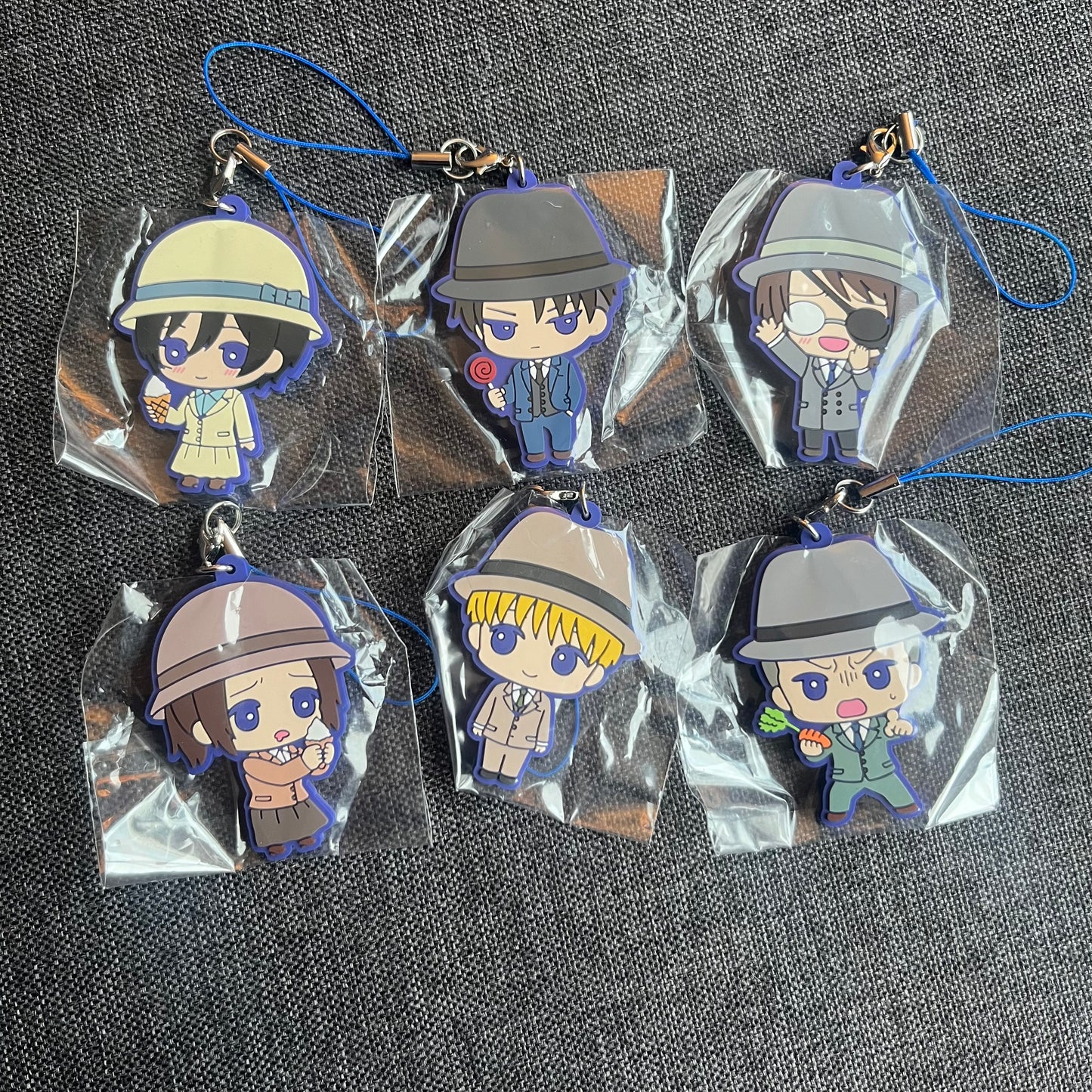 Attack On Titan Rubber Charms
