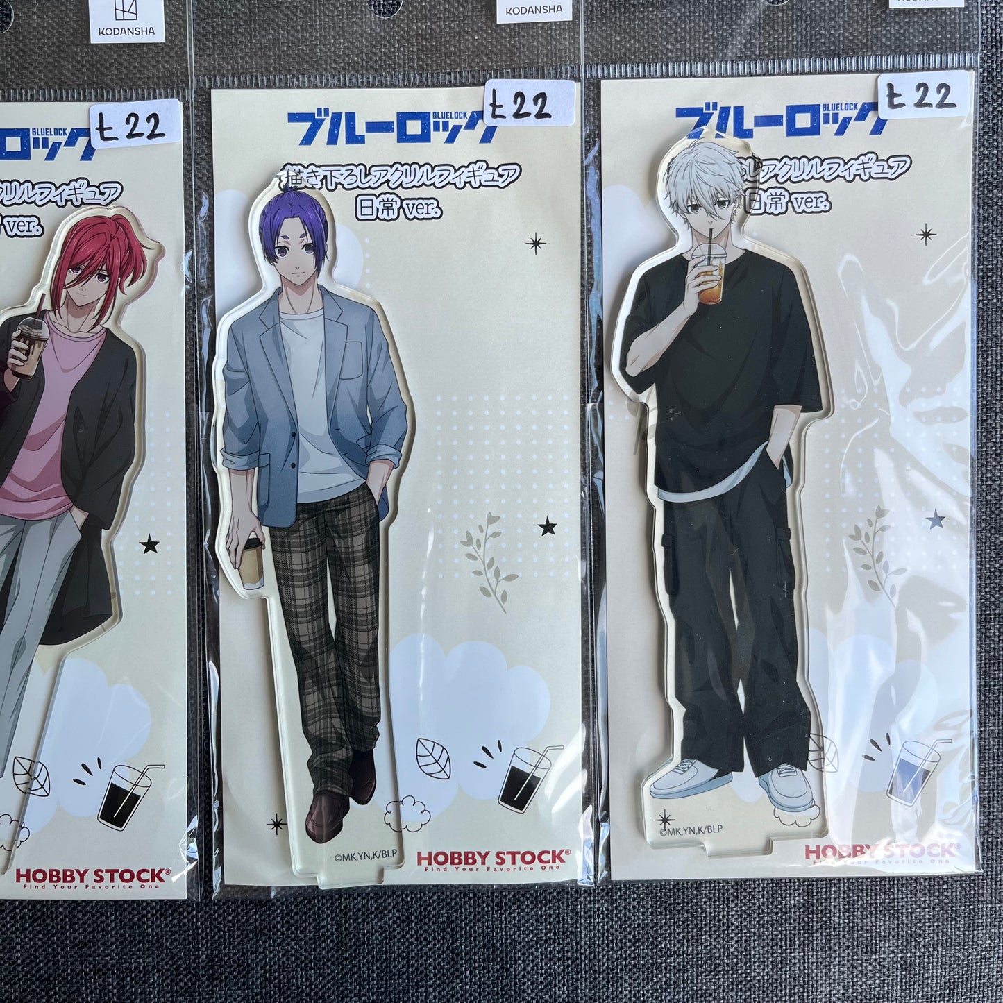 Blue Lock Casual Wear Acrylic Standees