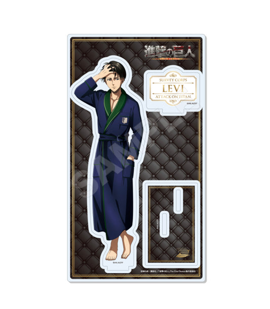 PREORDER Attack On Titan Levi Dressing Gown Acrylic Standee