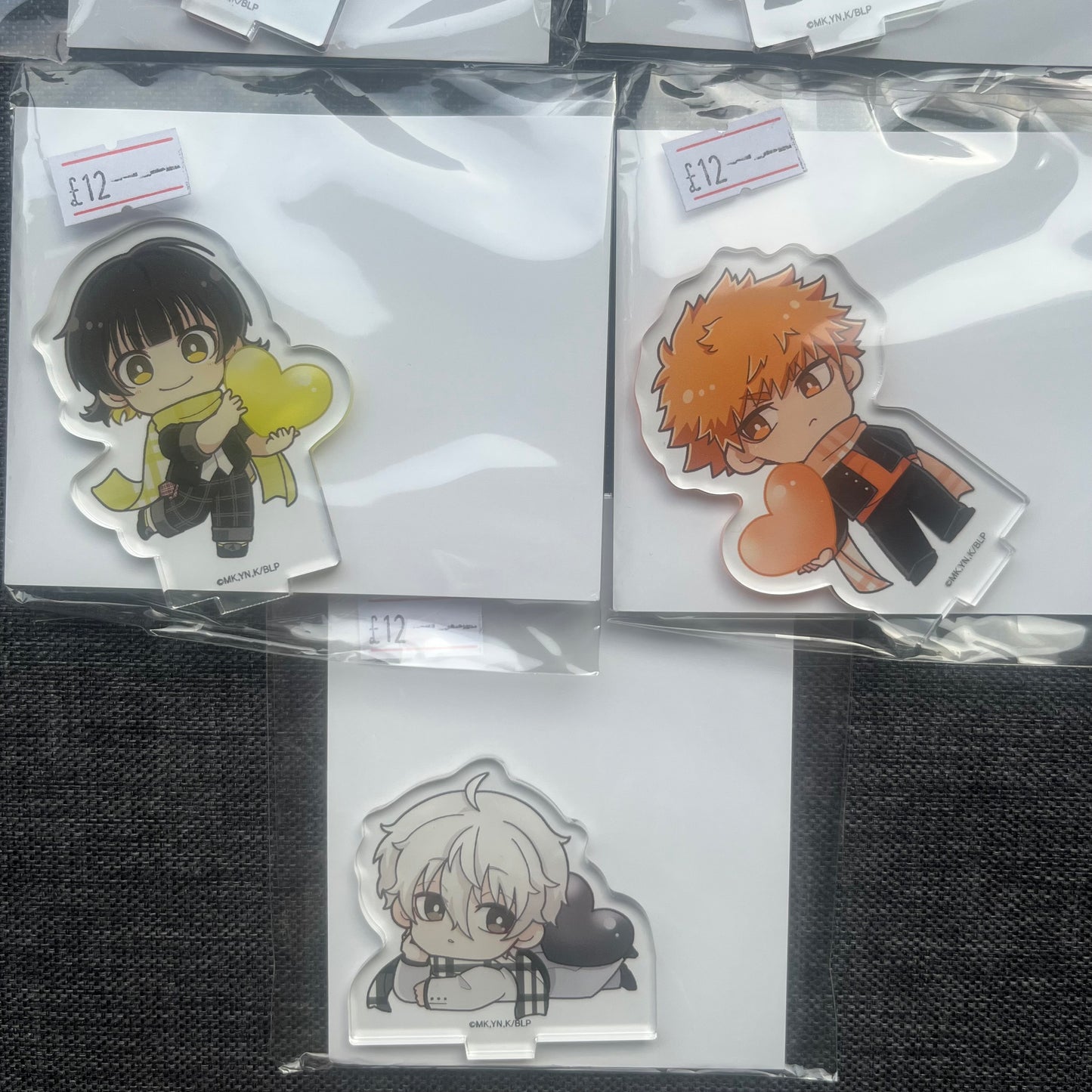 Blue Lock Heart Scarf Acrylic Standee