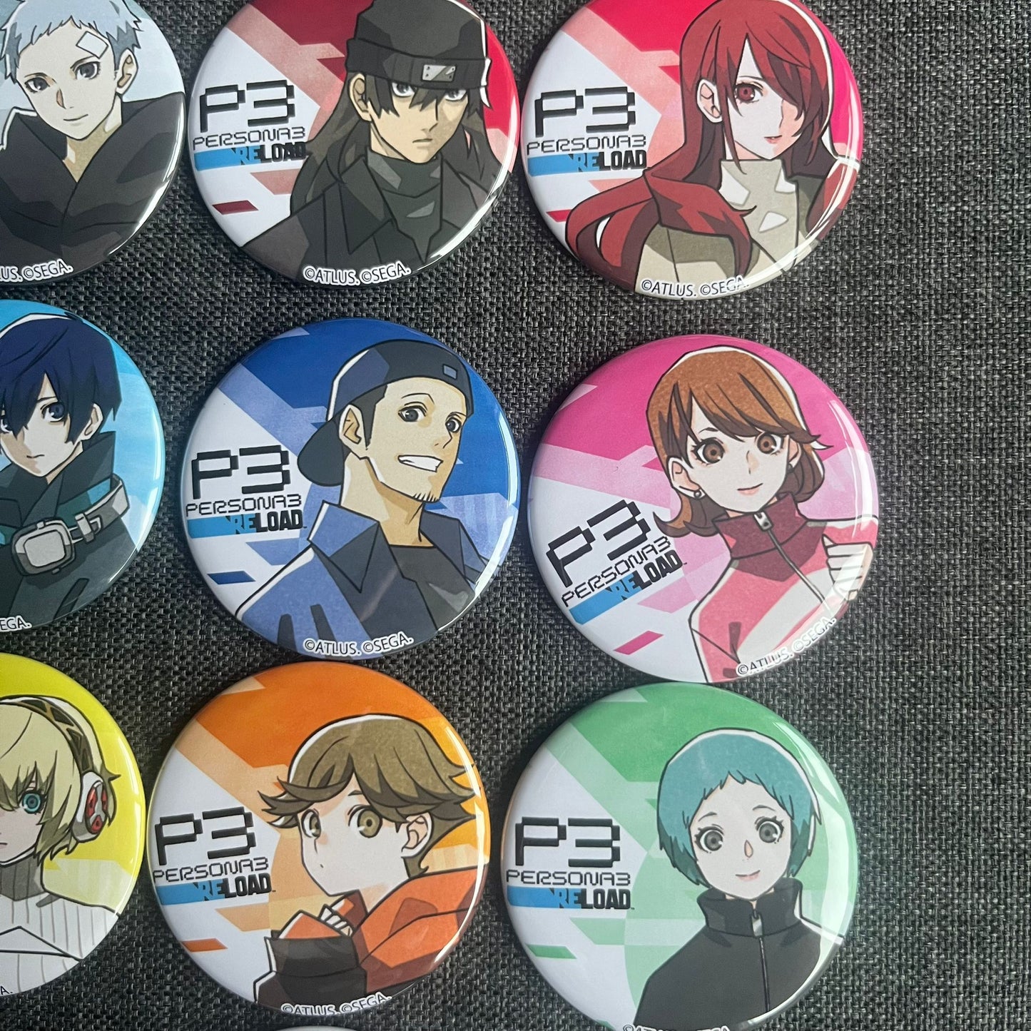 Persona 3 Reload Casual Outfit Badges