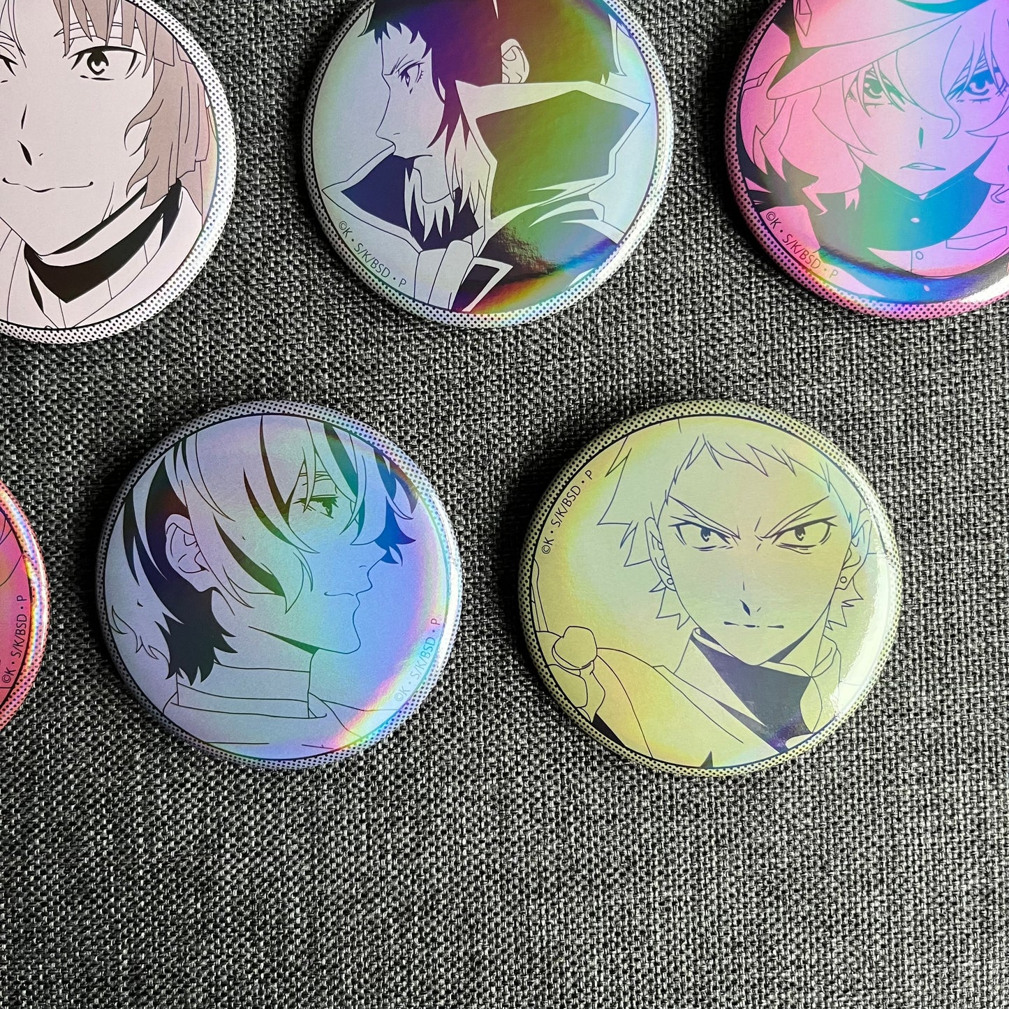 Bungou Stray Dogs Season 4/5 Holographic Badges