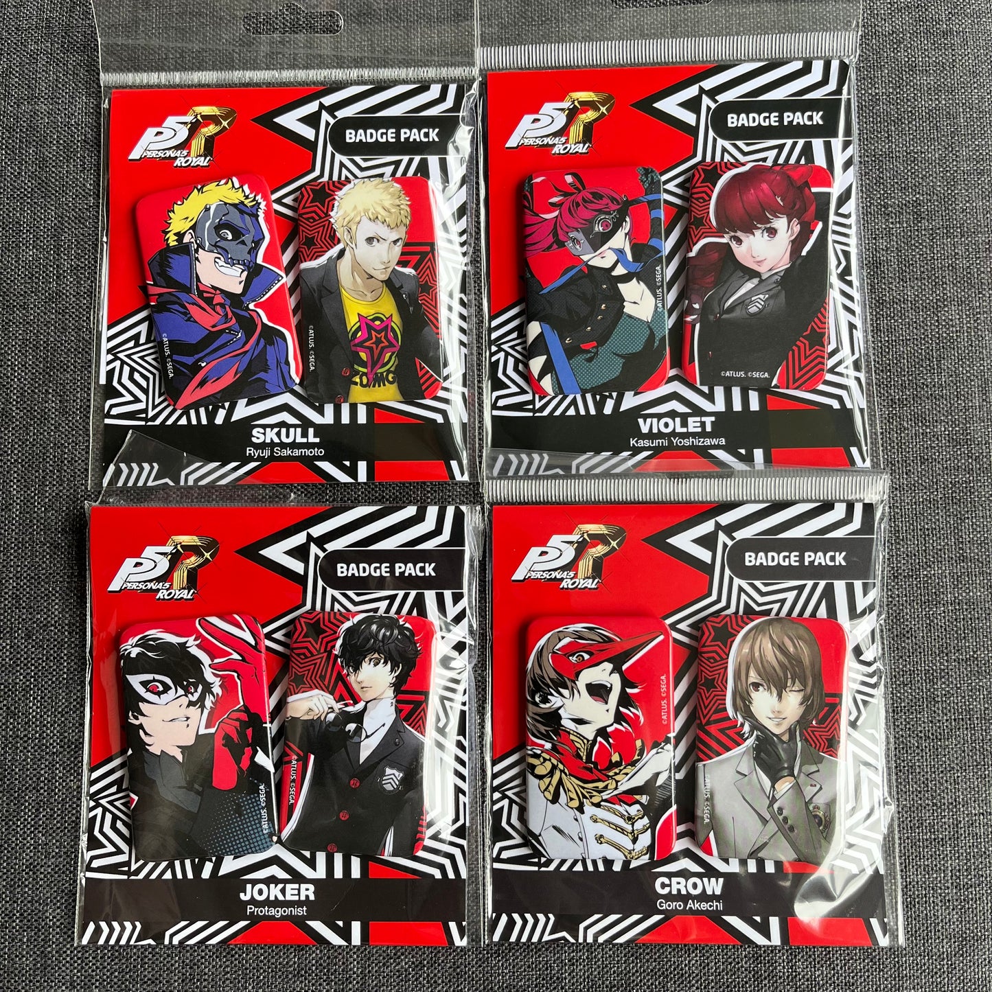 Persona 5 Royal Badges (Duo Pack)