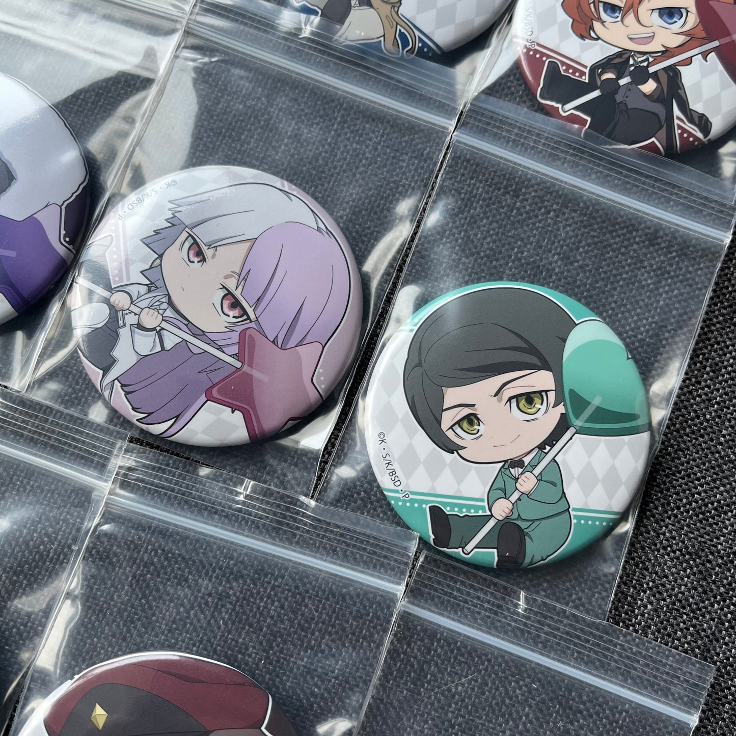 Bungou Stray Dogs Lollipop Badges